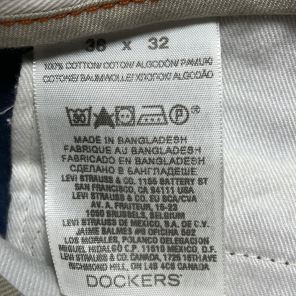 Dockers Men’s The Soft Khaki D3 Classic Blue Pants - Picture 5 of 6